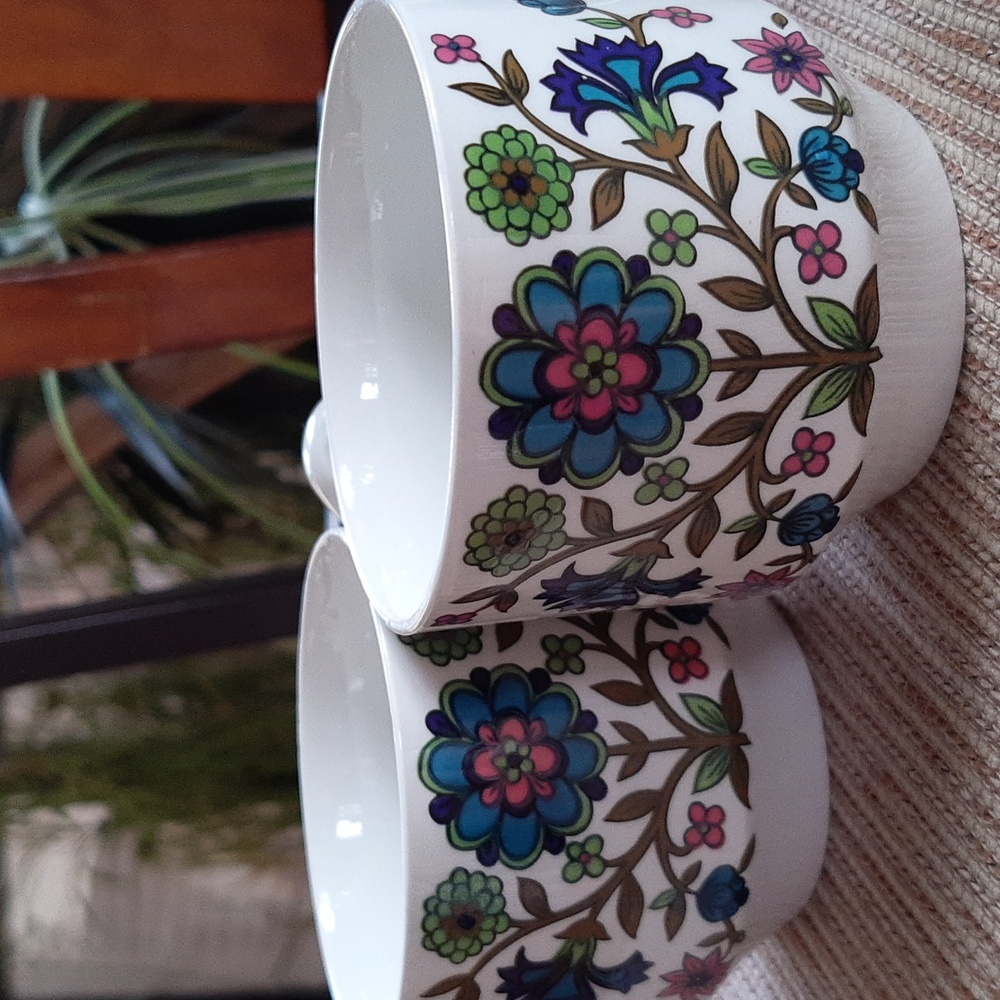 💋FREE WITH PURCHASE OVER $20💋 Midwinter set of 2 vintage cups - Picture 2 of 9